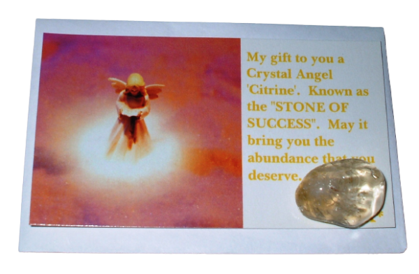 AOK Citrine Crystal Card