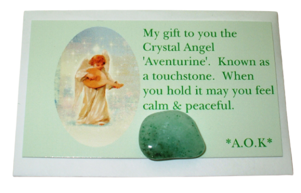 AOK Aventurine Crystal Card