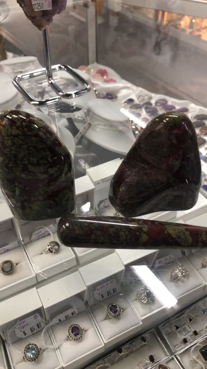 You are currently viewing #crystals #dragonstone #freeform
 AOK Crystal Specialists  
www.aokspecialtygifts.com.au
151 High Street Shepparton
Tuesday- Friday 9am – 5pm
Saturday 9am -4pm
 03 58215974 
GO HERE: https://aokspecia…