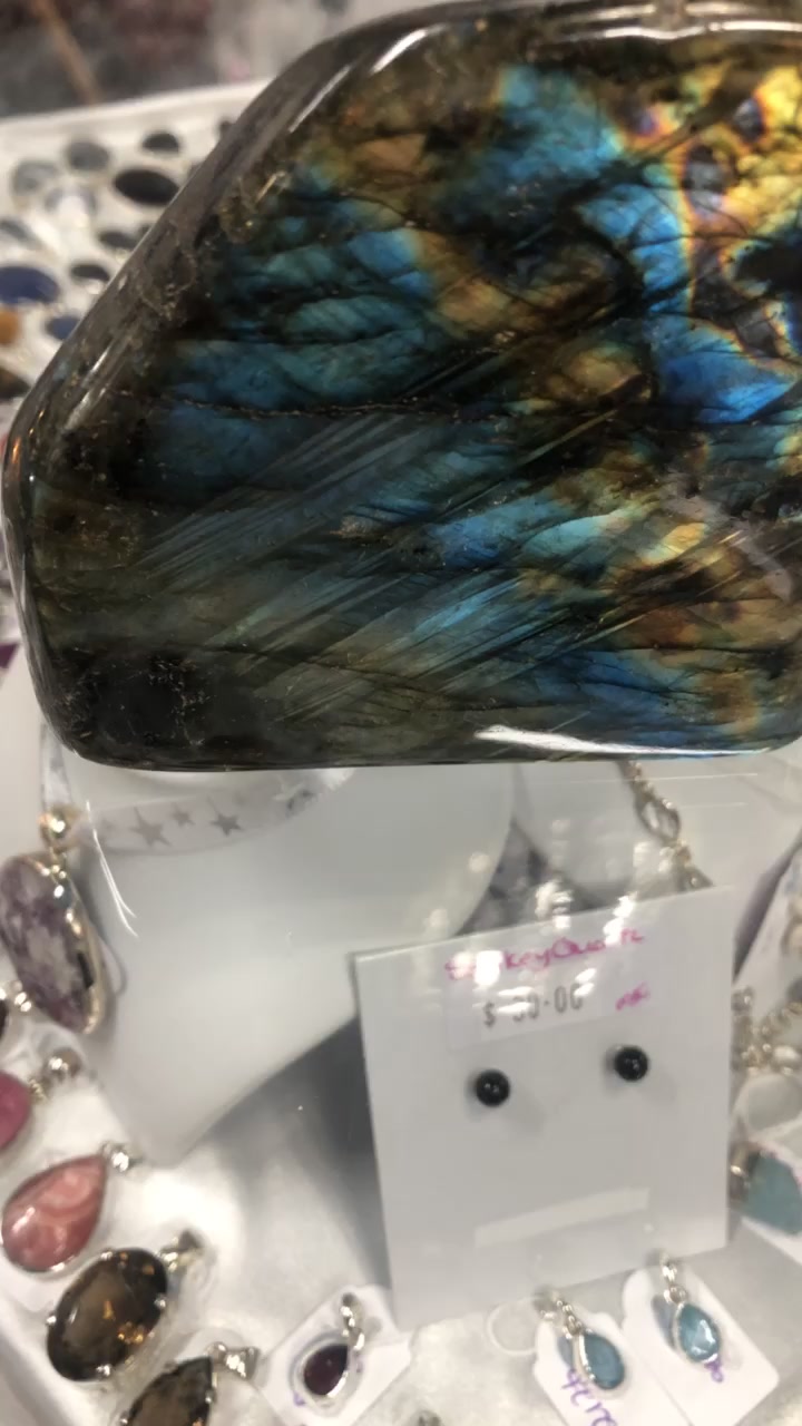 You are currently viewing #crystals #labradorite

 AOK Crystal Specialists  
www.aokspecialtygifts.com.au
151 High Street Shepparton
Tuesday- Friday 9am – 5pm
Saturday 9am -4pm
 03 58215974 
GO HERE: https://aokspecialtygifts….