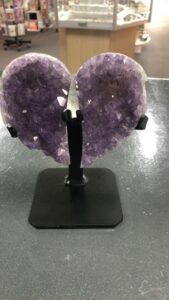 Read more about the article #amethyst #angelwings #crownchakra #thirdeyechakra #crystalhealing #meditation 
 AOK Crystal Specialists  
www.aokspecialtygifts.com.au
151 High Street Shepparton
Tuesday- Friday 9am – 5pm
Saturday 9a…