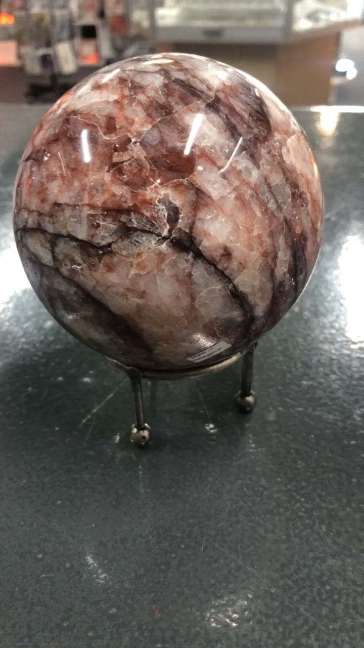 You are currently viewing #hematoidquartz #sphere #hematite
 AOK Crystal Specialists  
www.aokspecialtygifts.com.au
151 High Street Shepparton
Tuesday- Friday 9am – 5pm
Saturday 9am -4pm
 03 58215974 
GO HERE: https://aokspeci…