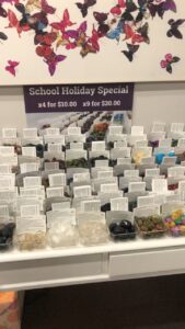 Read more about the article #crystalshop #crystals #tumblestones #healing #eastergifts #schoolholidays 
 AOK Crystal Specialists  
www.aokspecialtygifts.com.au
151 High Street Shepparton
Tuesday- Friday 9am – 5pm
Saturday 9am -4…