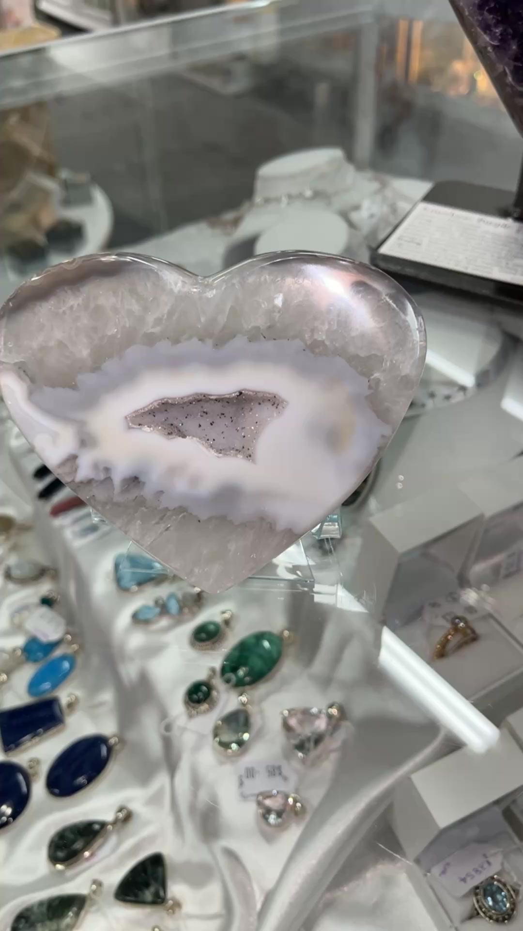 You are currently viewing Agate Druzy Heart  
 AOK Specialty Gifts  
www.aokspecialtygifts.com.au
151 High Street Shepparton
Monday 10am – 4:30pm
Tuesday- Friday 9am – 5pm
Saturday 9am -4pm
CLOSED Public Holidays
 03 58215974…