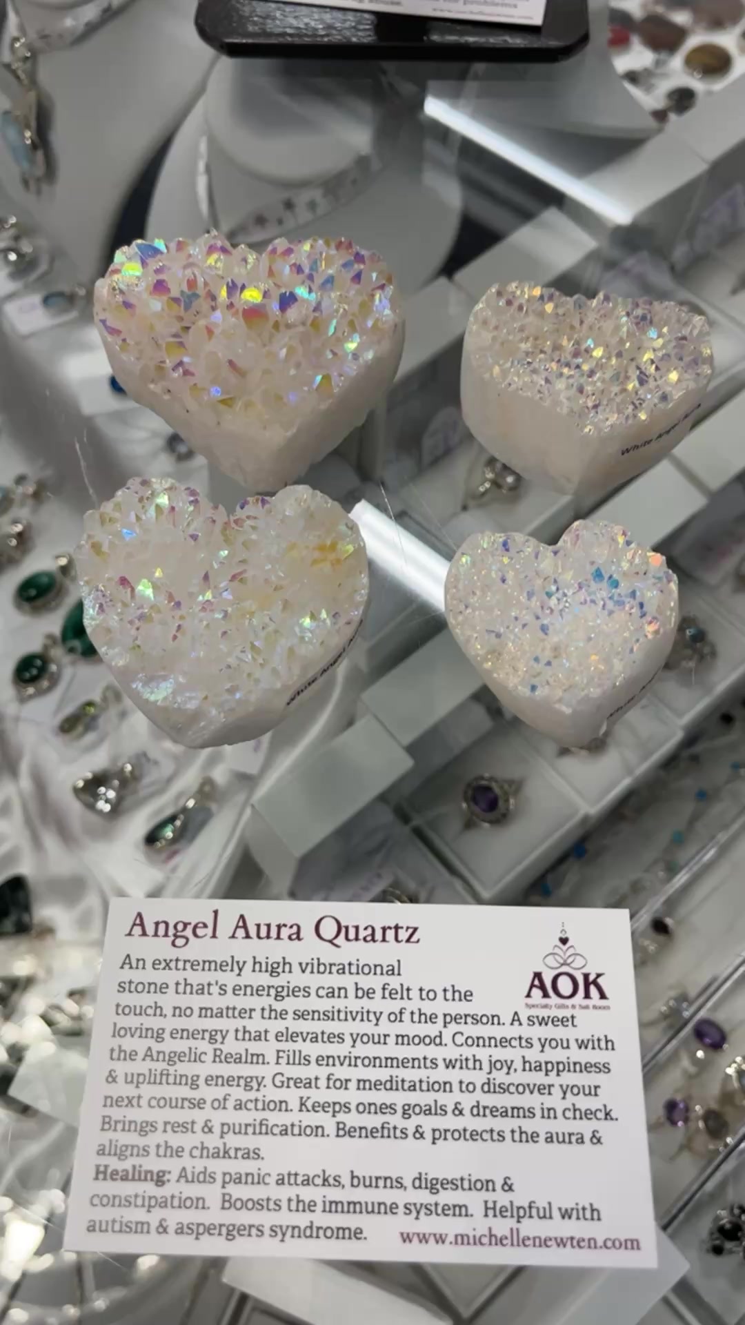 You are currently viewing Angel Aura Hearts 
Citrine Pendulums  
#crystalshops #crystals  
 AOK Specialty Gifts  
www.aokspecialtygifts.com.au
151 High Street Shepparton
Monday 10am – 4:30pm
Tuesday- Friday 9am – 5pm
Saturday …