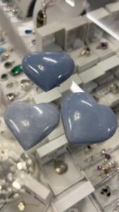 Read more about the article Angelite Hearts 
#crystalshops #crystals  
 AOK Specialty Gifts  
www.aokspecialtygifts.com.au
151 High Street Shepparton
Monday 10am – 4:30pm
Tuesday- Friday 9am – 5pm
Saturday 9am -4pm
CLOSED Public…