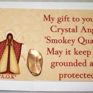 Smokey Quartz Crystal Card