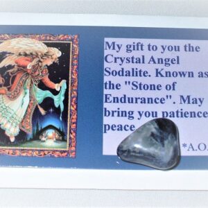 AOK Sodalite Crystal Card