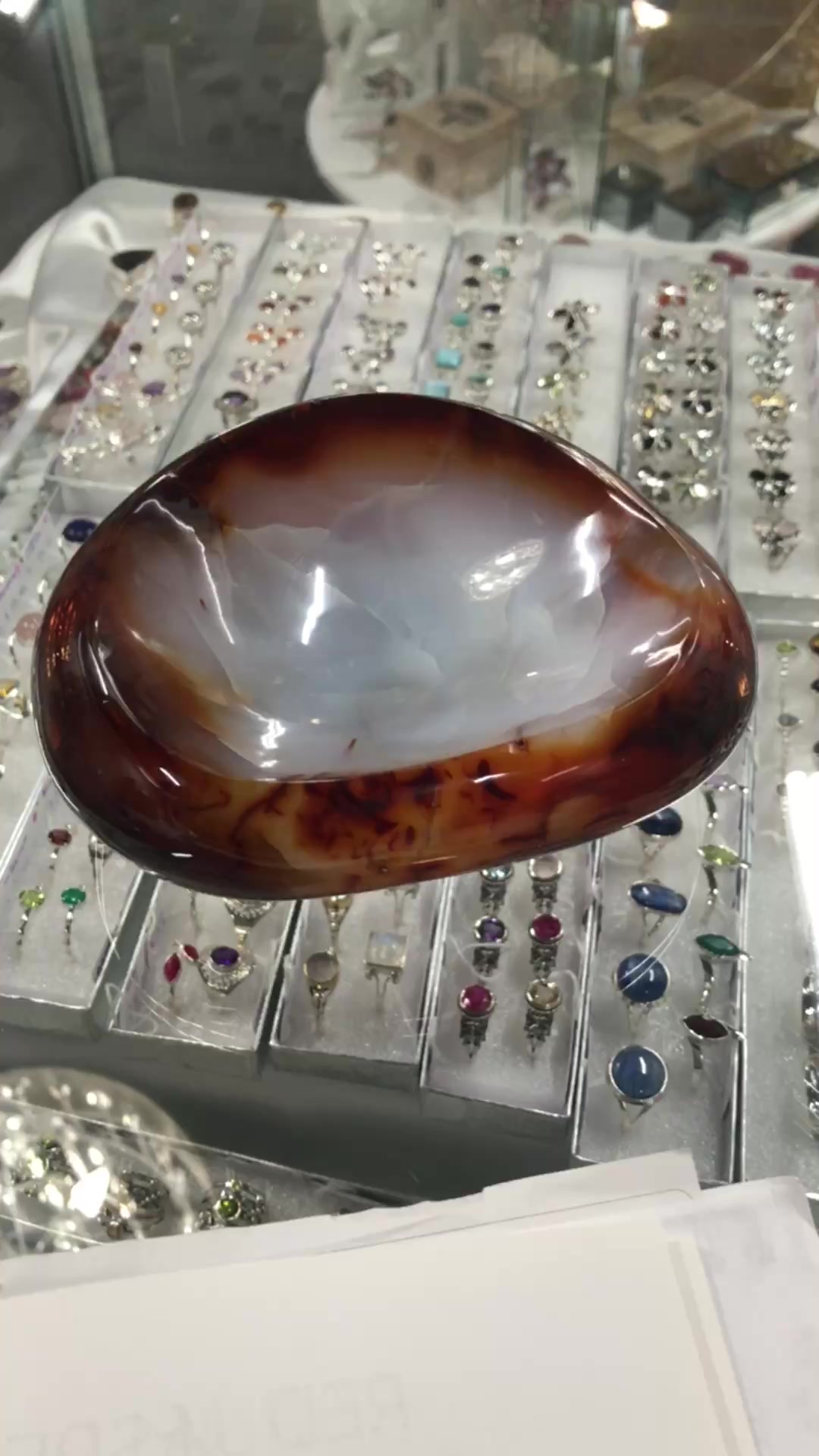 You are currently viewing Carnelian Bowl 
 www.aokspecialtygifts.com.au 
151 High Street Shepparton
Monday 10am – 4:30pm
Tuesday- Friday 9am – 5pm
Saturday 9am -4pm
CLOSED Public Holidays
 03 58215974 
GO HERE: https://aokspe…