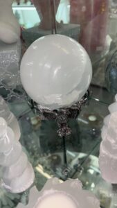 Read more about the article Selenite Sphere: Calming 
www.aokspecialtygifts.com.au  151 High Street Shepparton 
 Opening Hours Thursday  Oct 12th to Saturday 21st October
Monday – Friday 10am – 4:00pm
Saturday 10am – 4pm 
CLOSE…