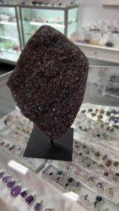 Read more about the article Amethyst in Hematite on stand
 School Holiday Bulk Buy Special & 50% OFF Christmas SALE 
Excludes already discounted items
 151 High Street Shepparton 
 Opening Hours 
Monday 10-4:00pm
Monday- Friday …