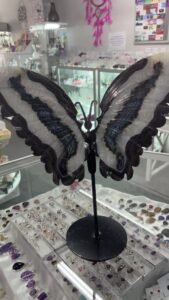 Read more about the article Black Agate  Wings  
151 High Street Shepparton 
 Opening Hours 
Monday 10-4:00pm
Tuesday- Friday 10am – 5:00pm
Saturday 10am – 2.00pm
CLOSED Public Holidays 
 03 58215974 GO HERE: https://aokspecial…