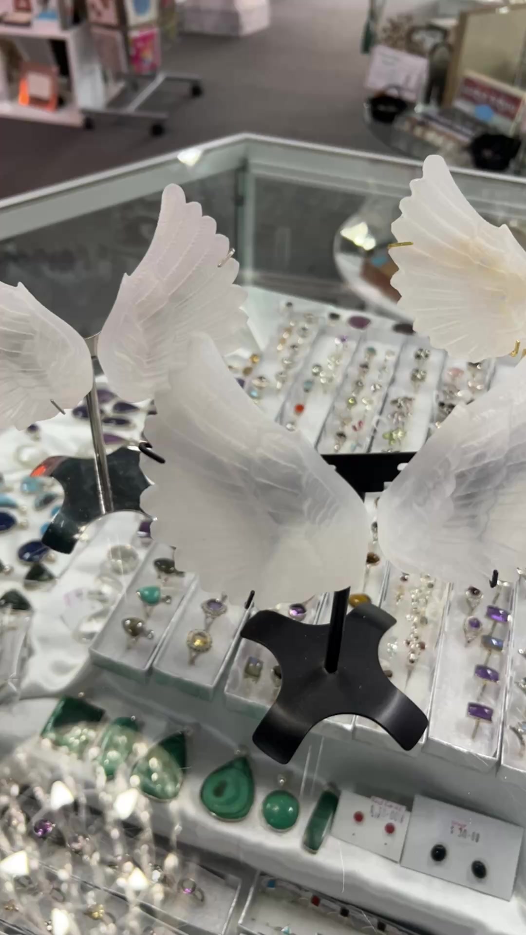 You are currently viewing Selenite Wings 
 151 High Street Shepparton 
 Opening Hours 
Monday 10-4:00pm
Tuesday- Friday 10am – 5:00pm
Saturday 10am – 2.00pm
CLOSED Public Holidays 
 03 58215974 GO HERE: https://aokspecialtygi…