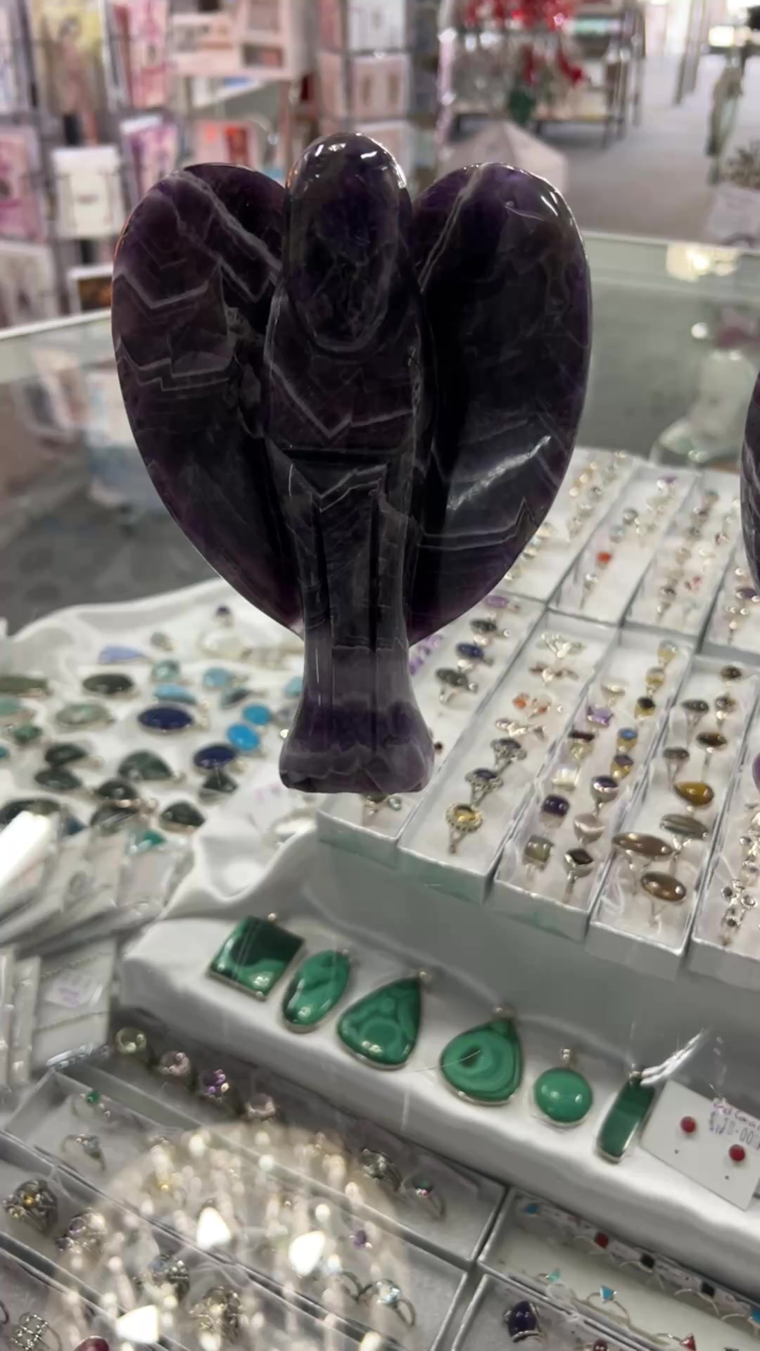 You are currently viewing Chevron Amethyst Angels 
 151 High Street Shepparton 
 Opening Hours 
Monday 10-5:00pm
Tuesday- Friday 10am – 5:00pm
Saturday 10am – 2.00pm
CLOSED Public Holidays 
 03 58215974 GO HERE: https://aoksp…