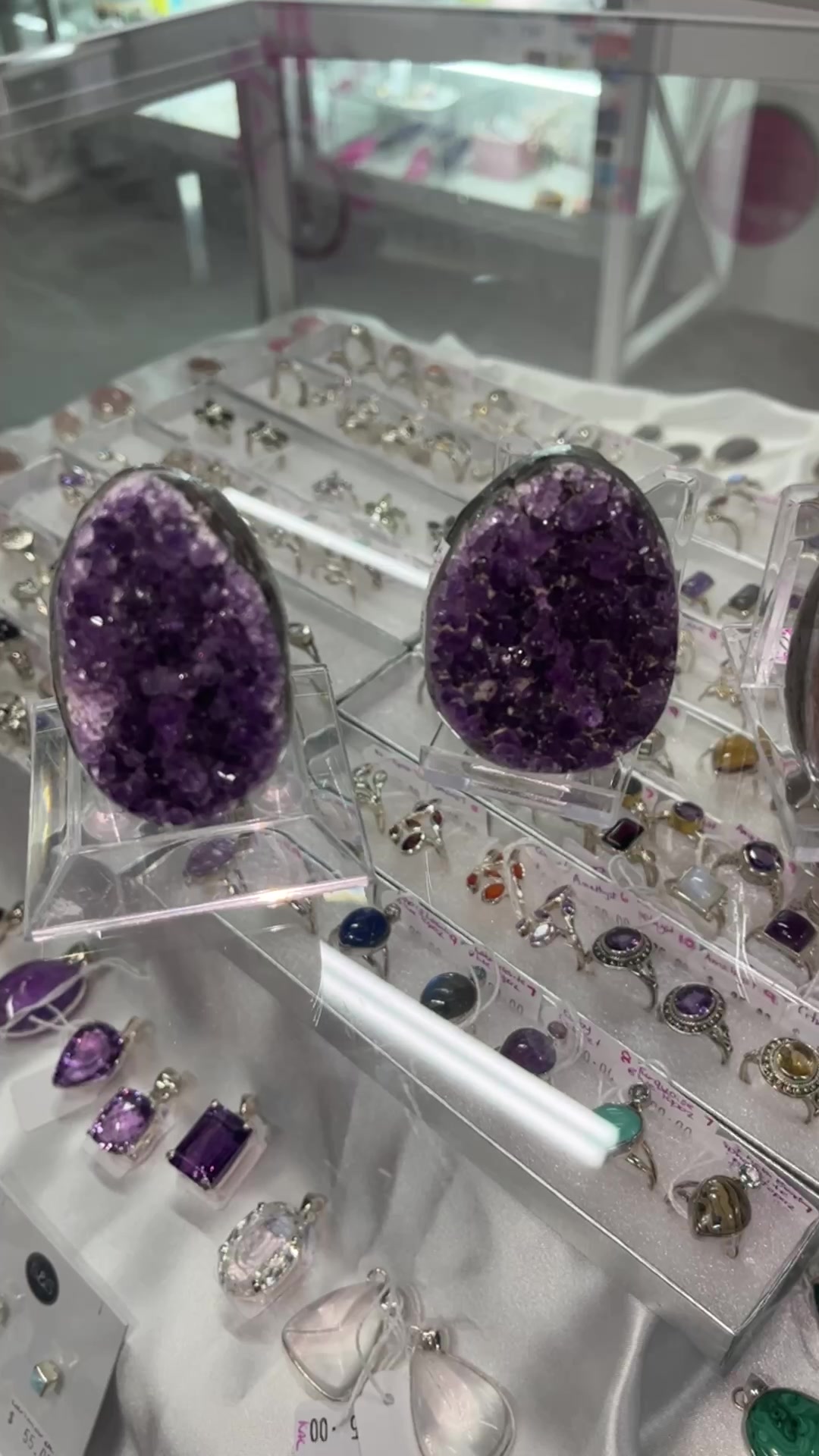 You are currently viewing NEW in time for Easter High Quality Amethyst Eggs  
 AOK 151 High Street Shepparton 
 New Opening Hours  
*CLOSED Mondays
*Tuesday & Wednesday 10am -4Pm
*Thursday & Friday 10-5:00pm
*Saturday 10am – …