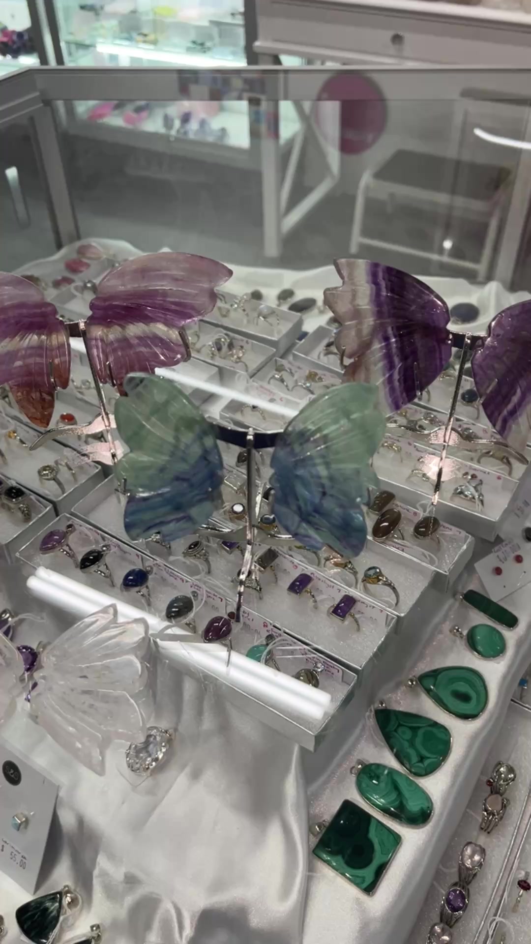 You are currently viewing NEW Arrivals Mini Butterfly Wings Fluorite & Clear Quartz  
 AOK 151 High Street Shepparton 
 New Opening Hours  
*CLOSED Mondays & Tuesdays
Wednesday- Friday 10-5:00pm
*Saturday 10am – 2.00pm
*CLOSED…