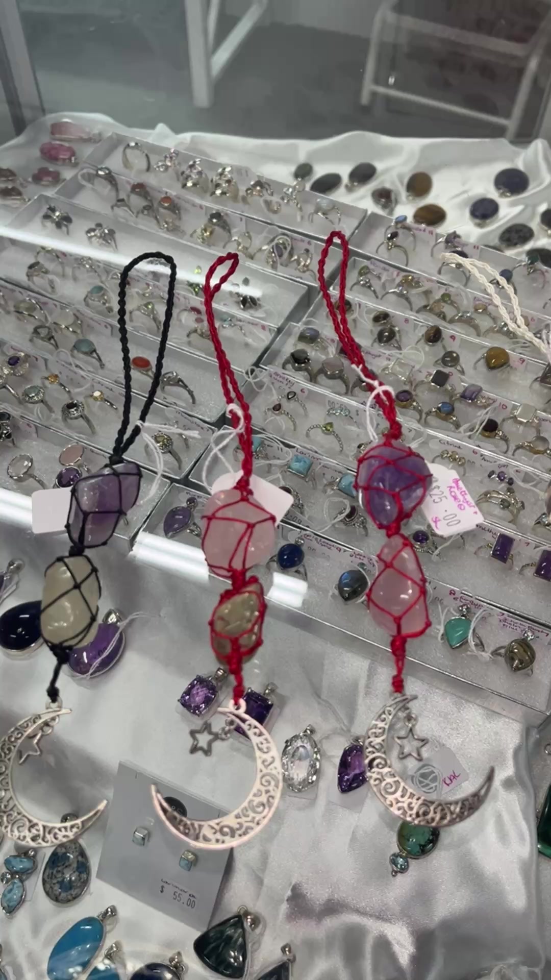 You are currently viewing NEW Crystal Macrame Hangers
 AOK 151 High Street Shepparton 
 New Opening Hours  
*CLOSED Mondays & Tuesdays
Wednesday- Friday 10-5:00pm
*Saturday 10am – 2.00pm
*CLOSED Public Holidays 
 03 58215974 G…