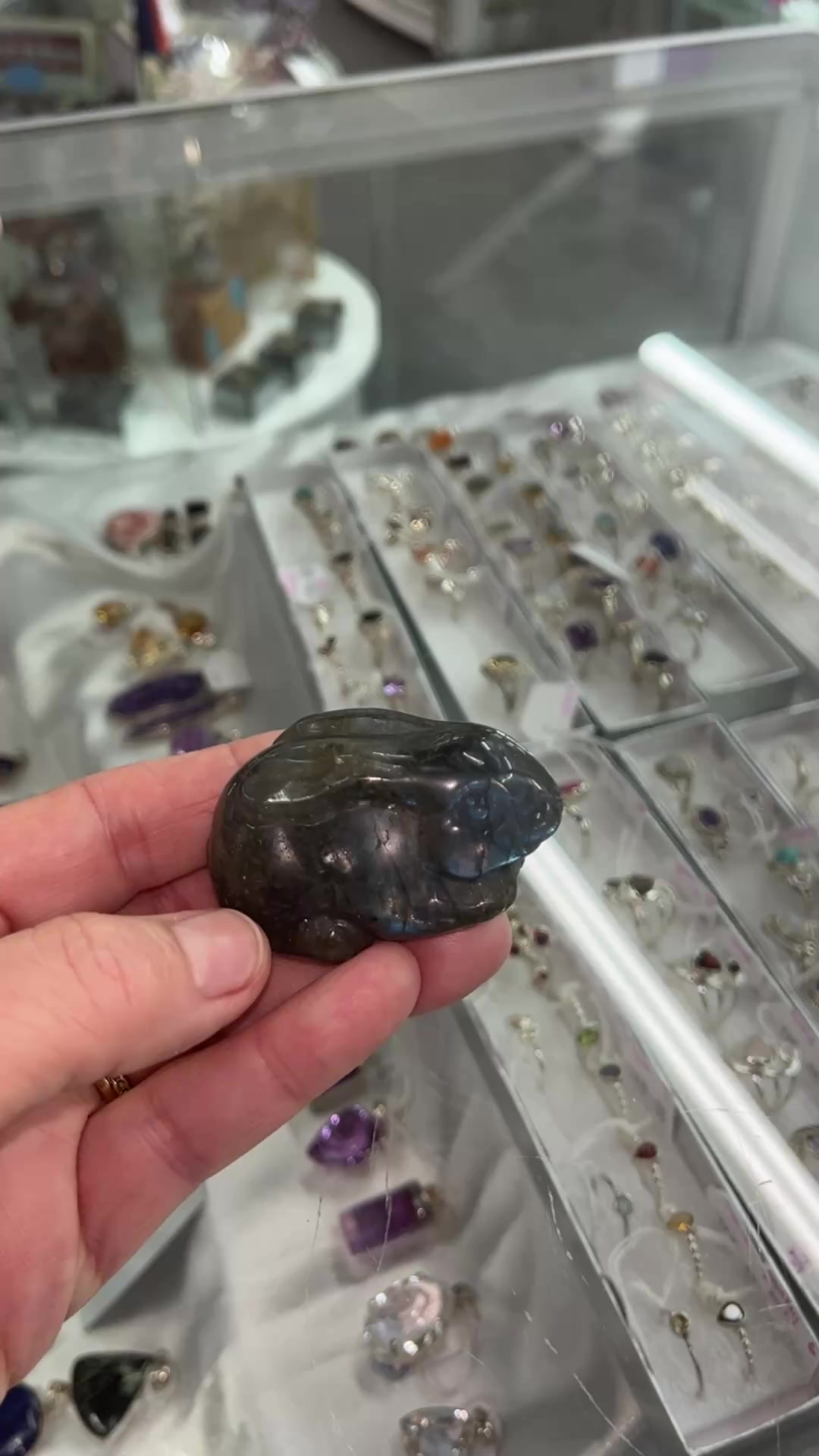 Read more about the article Labradorite Bunny  
‍ Starting this Saturday 14th October My LIVE October Market Crystal & Gift Lovers Market in my closed group over two parts: 
Join HERE: https://www.facebook.com/groups/Manifest…