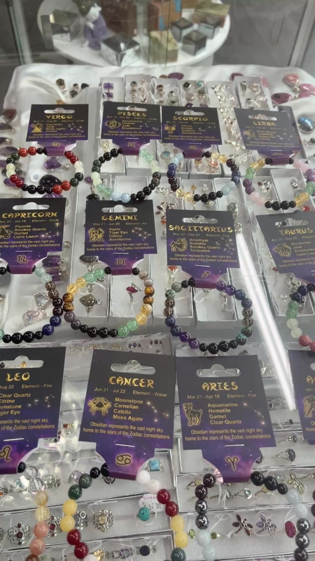 Read more about the article NEW Crystal Star Sign Bracelets 
 AOK 151 High Street Shepparton 
 New Opening Hours  
*CLOSED Mondays & Tuesdays
Wednesday- Friday 10-4:30pm
*Saturday 10am – 2.00pm
*CLOSED Public Holidays 
 03 58215…