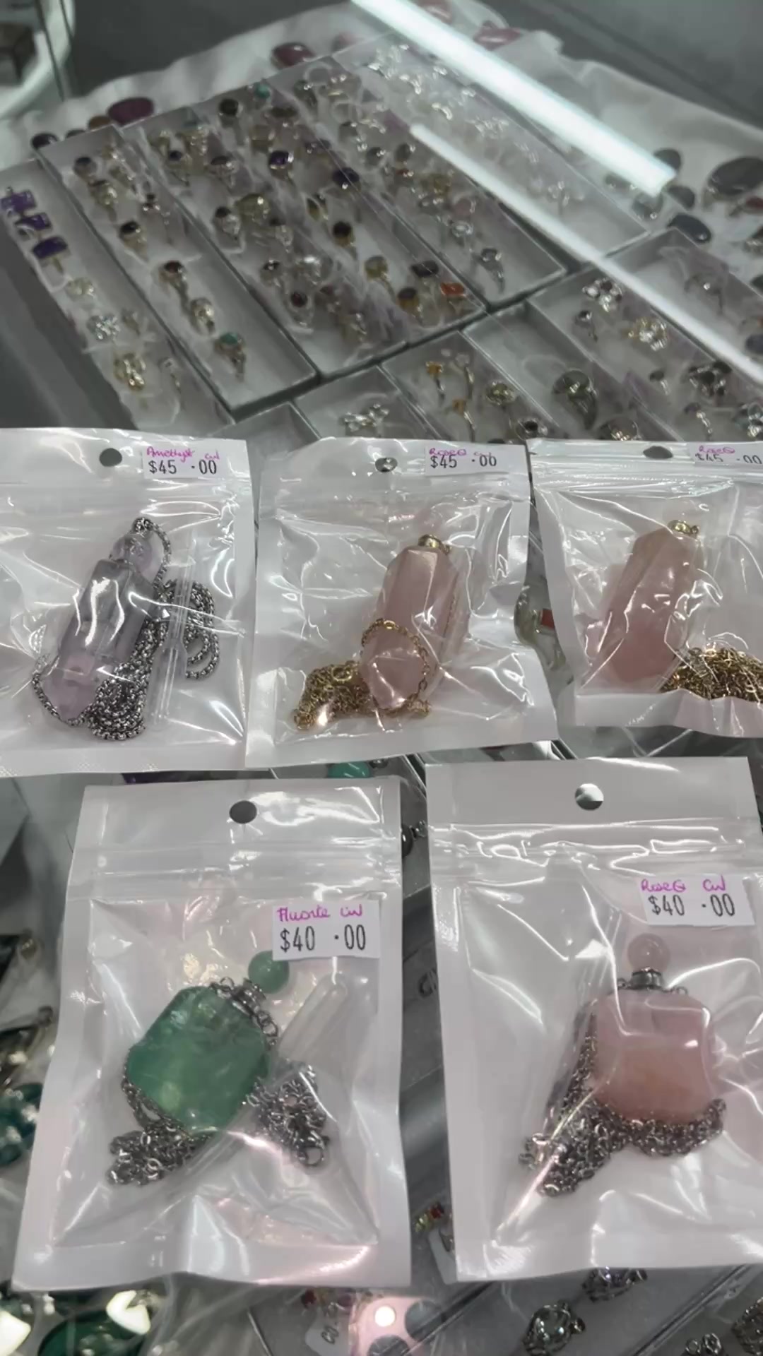 Read more about the article NEW Perfume Bottle Pendants in store today just in time for 
 AOK 151 High Street Shepparton 
 Christmas  Hours  
*Monday – Friday 10-4:30pm
*Saturday 10am – 3.00pm 
*CLOSED Sundays & Public Holidays …