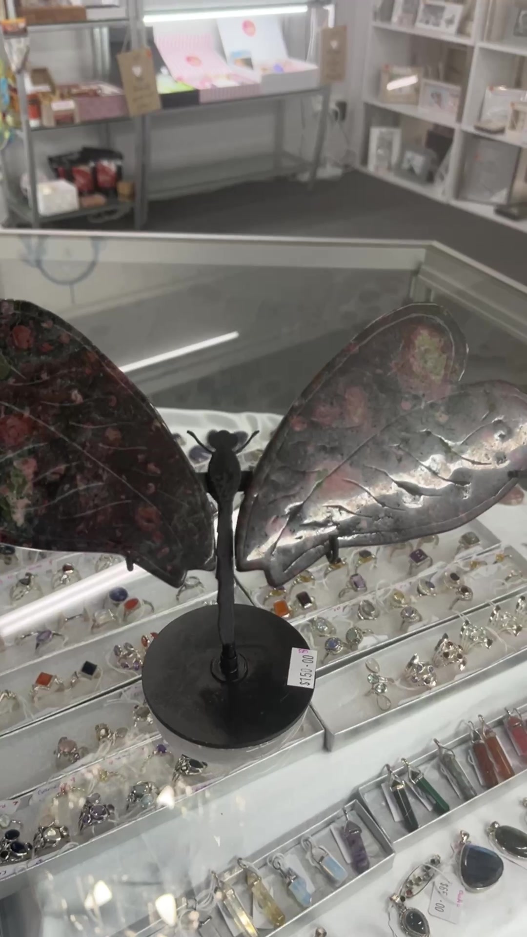 Read more about the article Plum Blossom Jasper Dragon Fly Wings 
 Master Salwa Yearly Update today at 5pm  To Book  
AOK 151 High Street Shepparton 
 Hours  
*Wednesday – Friday 10-4:30pm
*Saturday 10am – 3.00pm 
*CLOSED Sunday…